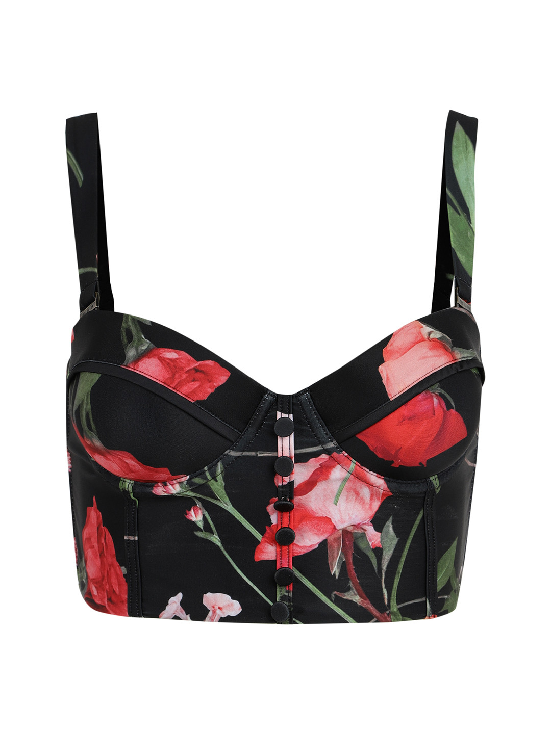 

Ted Baker Floral Bralette Bra Half Coverage, Black