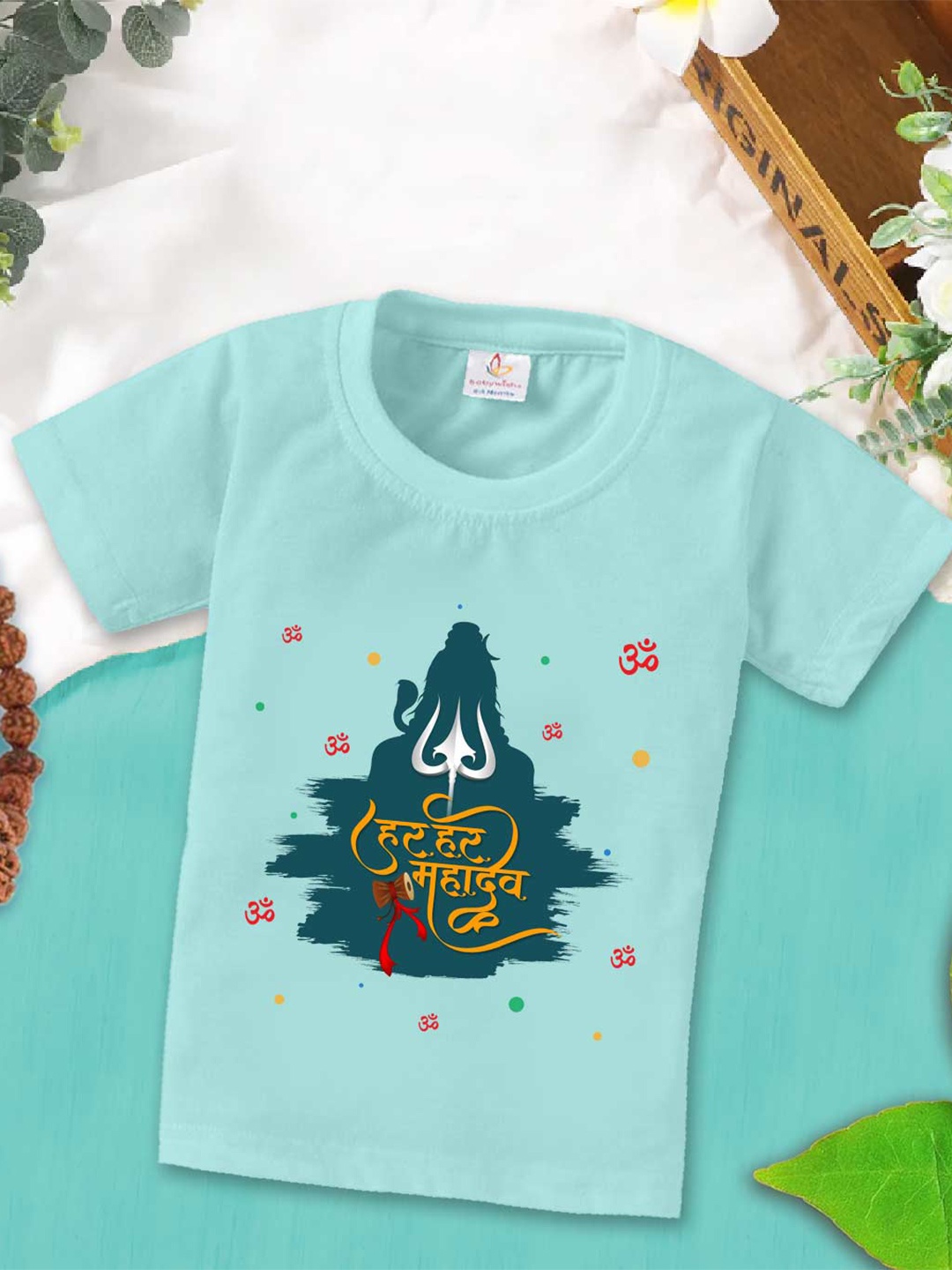 

Babywish Kids Graphic Printed Relaxed Fit Cotton T-shirt, Sea green