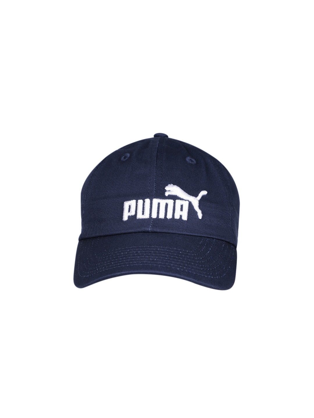 

Puma Unisex Brand Logo Embroidered Baseball Cap, Navy blue