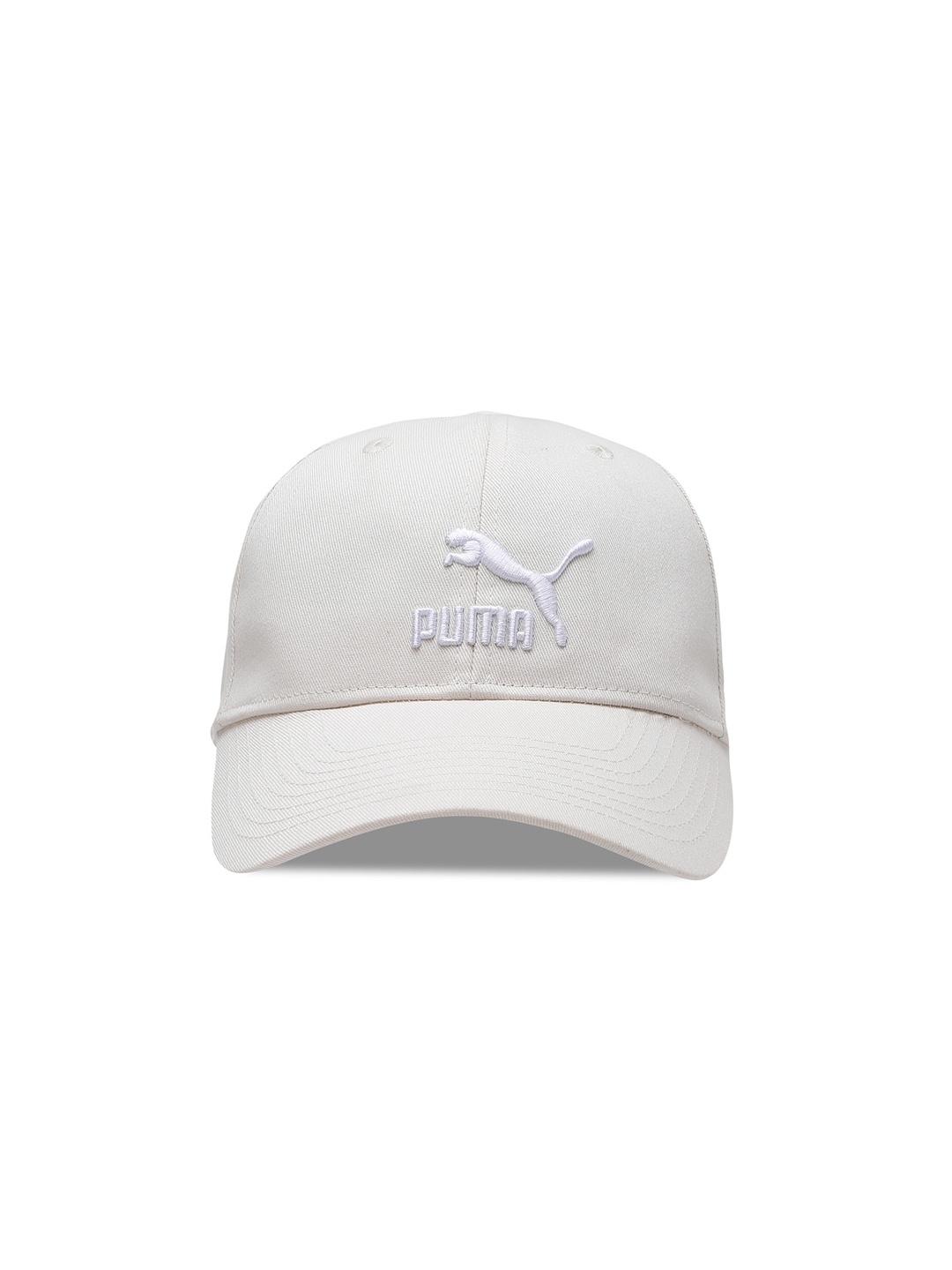 

Puma Unisex Embroidered Baseball Cap, Off white