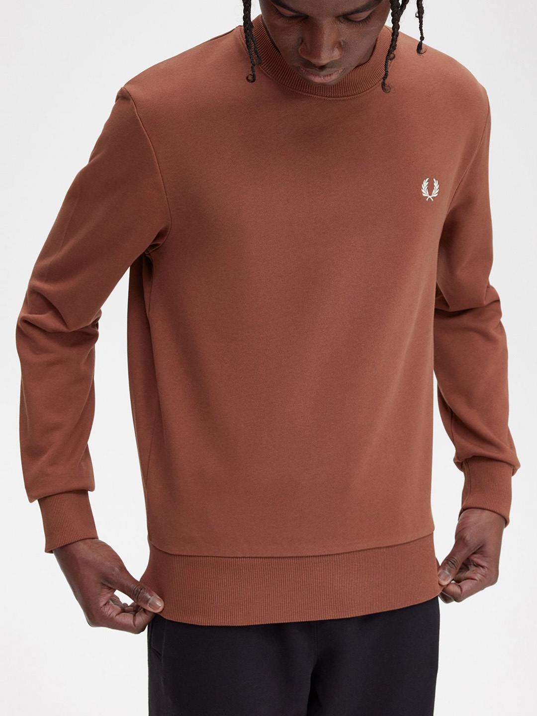 

Fred Perry Men Sweatshirt, Brown