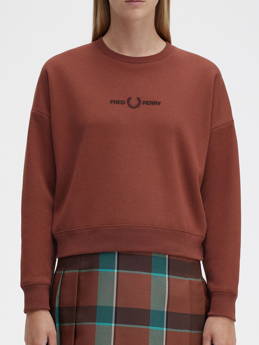 

Fred Perry Women Sweatshirt, Brown