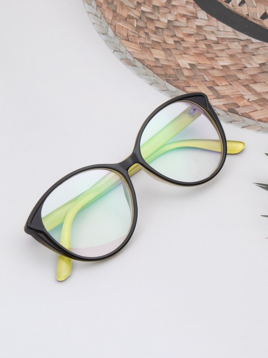 

Ted Smith Women Full Rim Cateye Frames TS-411_C5, Black