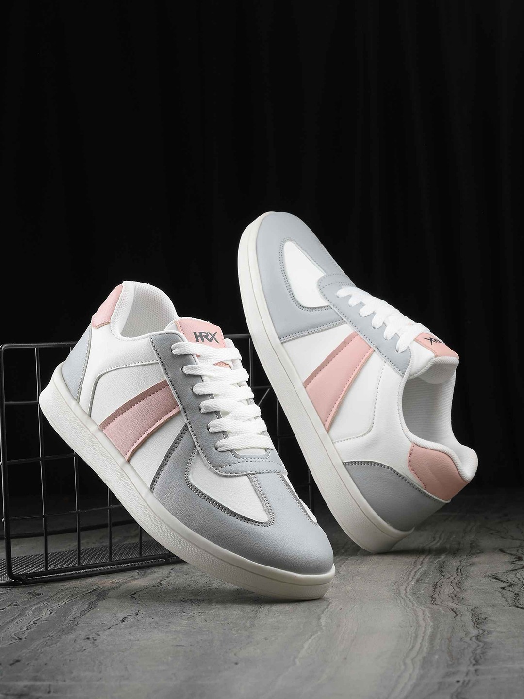 

HRX by Hrithik Roshan Women Lace Up Walking Shoes, Grey