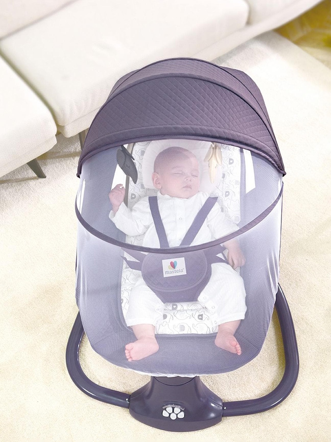 

Mastela Deluxe 3 in 1 Swing Bassinet, Grey