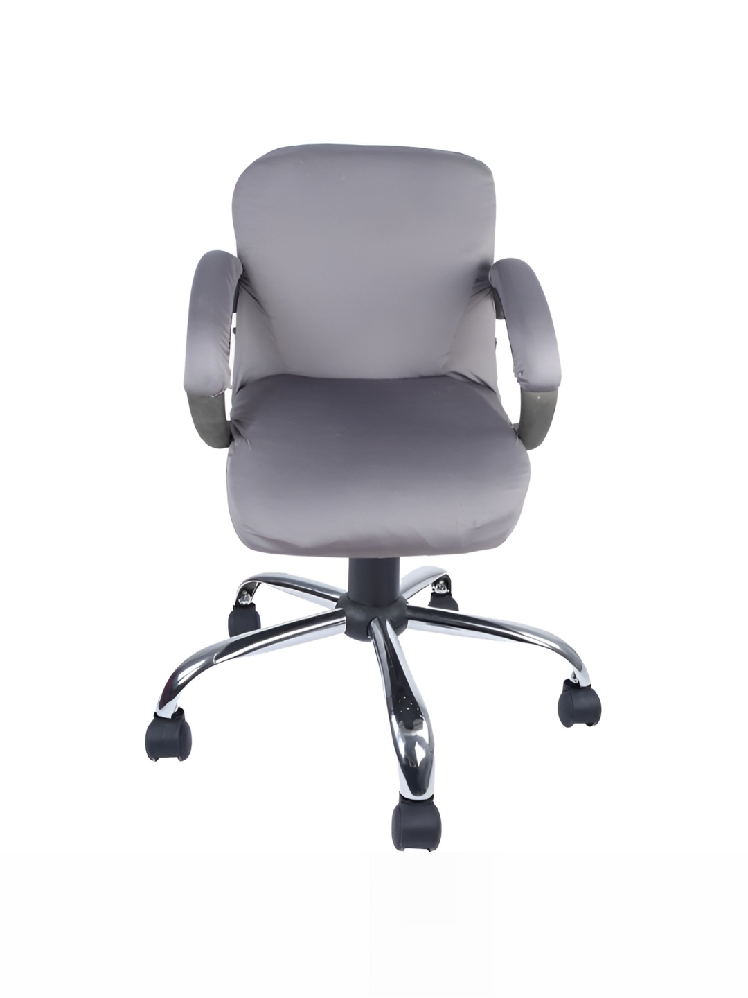 

Stylista Grey 3 Pieces Chair Cover With Handle Covers