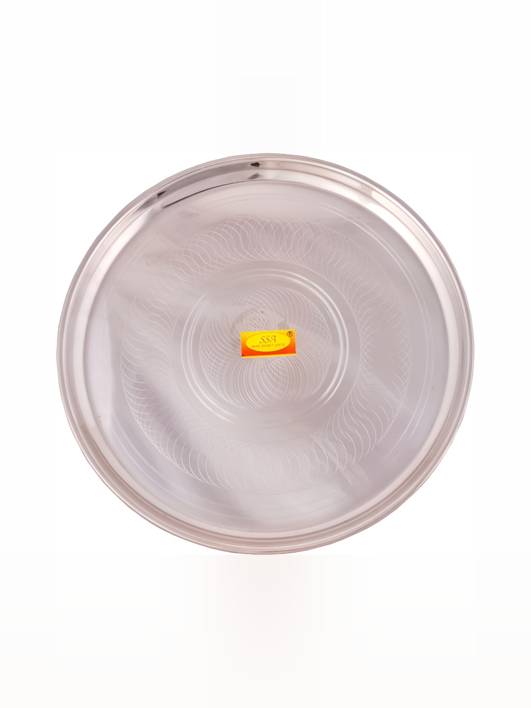 

Shivshakti Arts Silver-Toned Stainless Steel Plates
