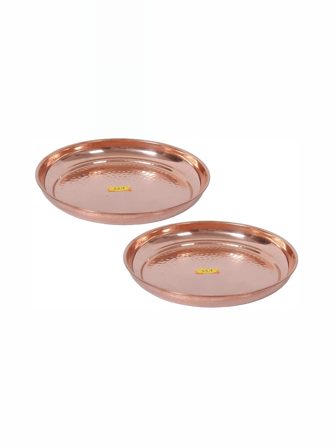 

Shivshakti Arts Brown 2 Pieces Copper Plates
