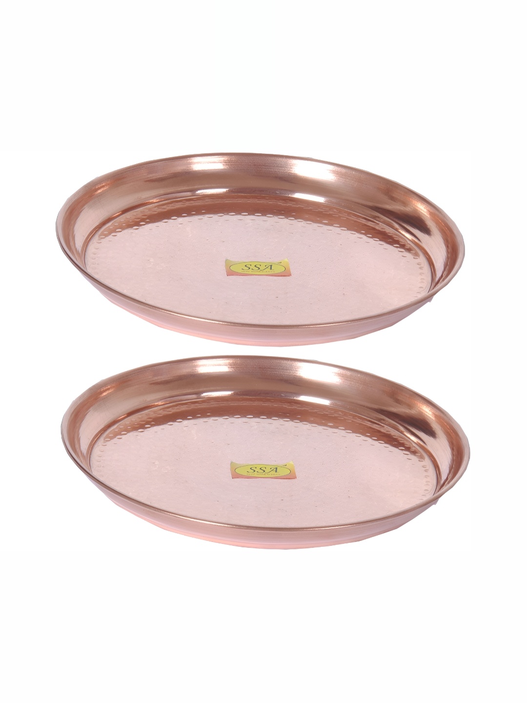 

Shivshakti Arts Brown 2 Pieces Copper Plates