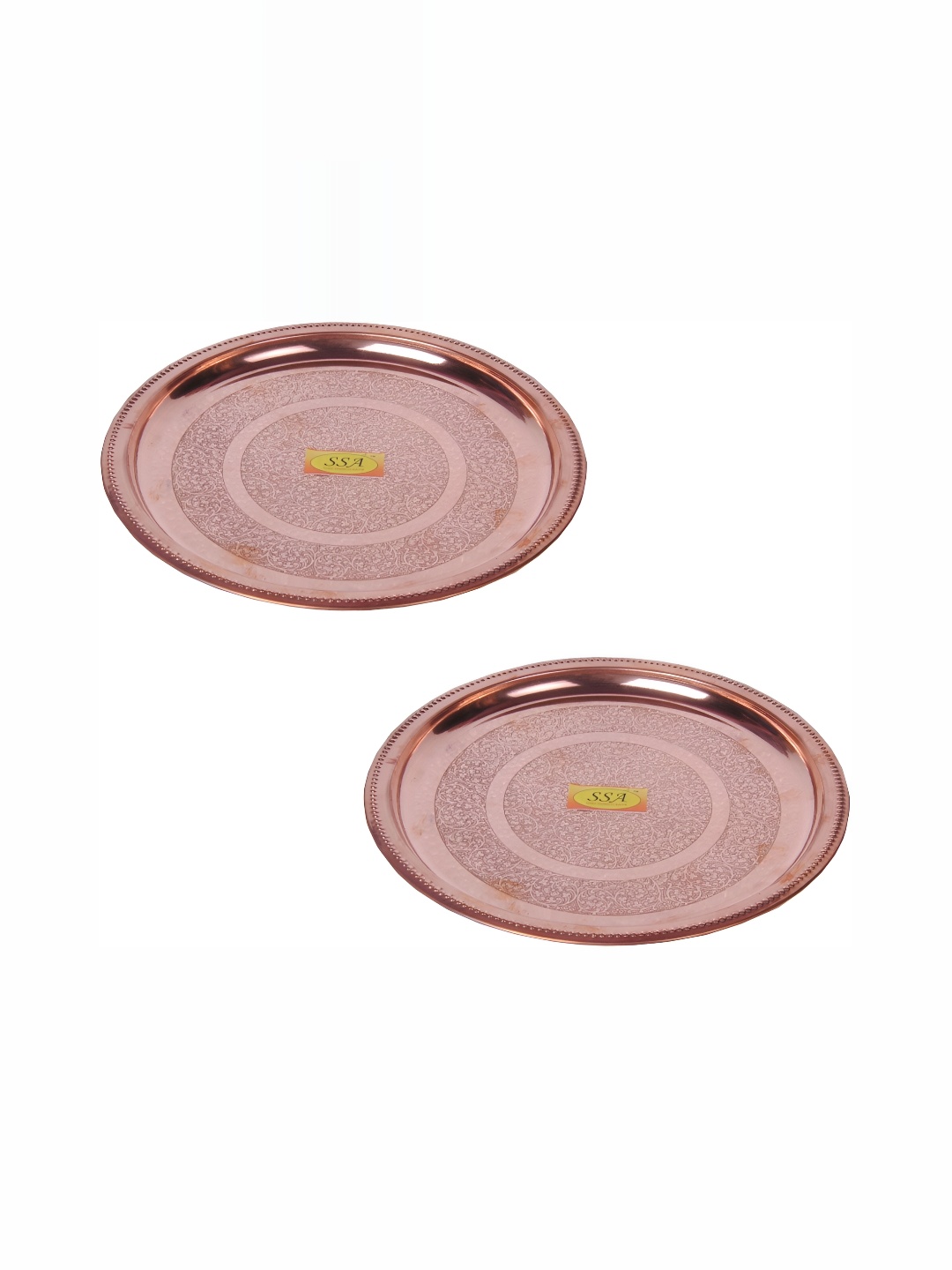 

Shivshakti Arts Brown 2 Pieces Copper Plates