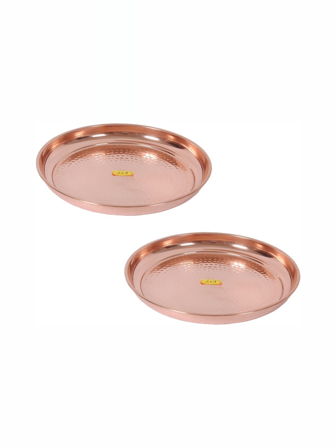 

Shivshakti Arts Copper Toned 2 Pieces Copper Plates