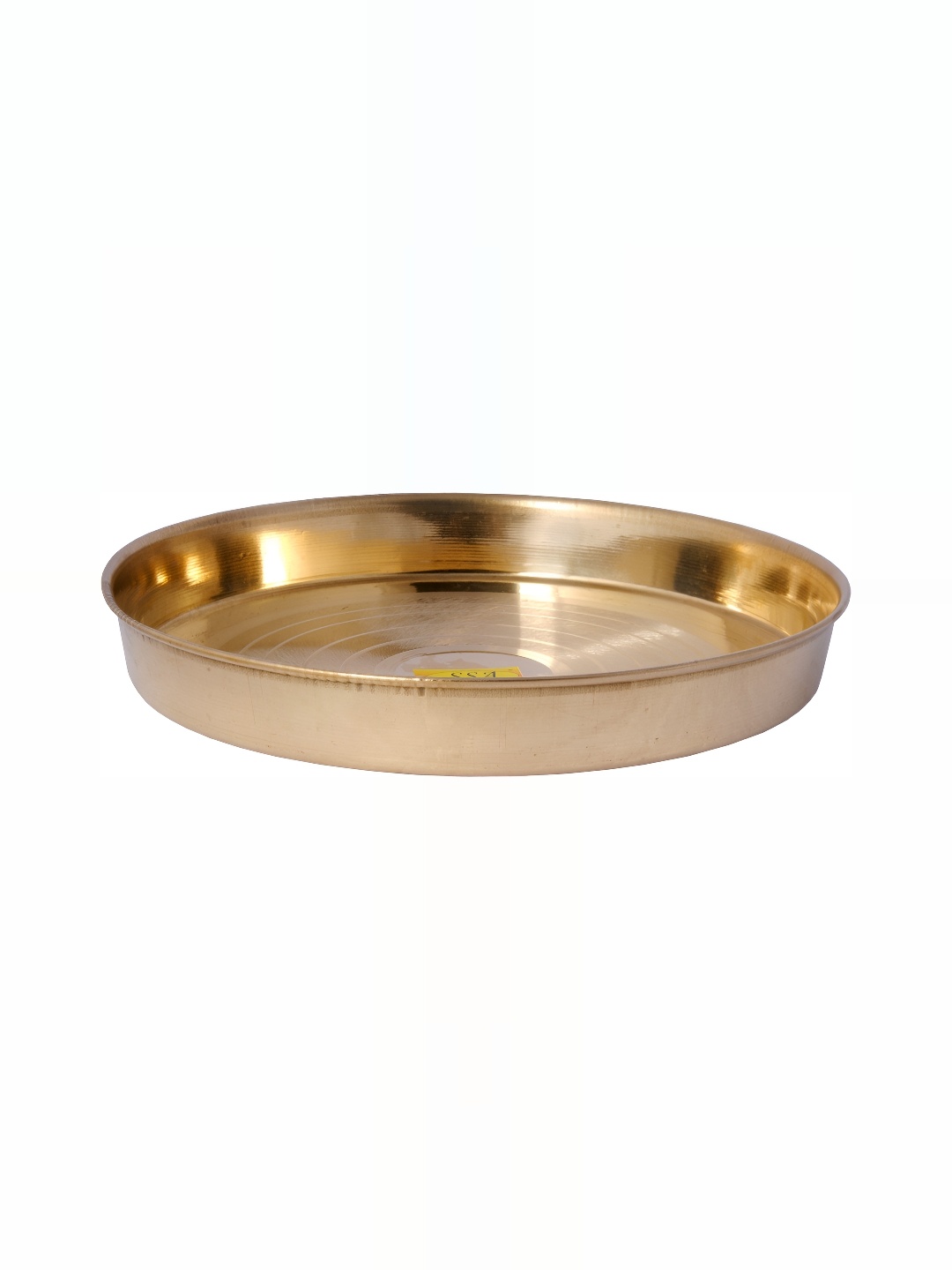 

Shivshakti Arts Yellow 6 Pieces Glossy Brass Plates
