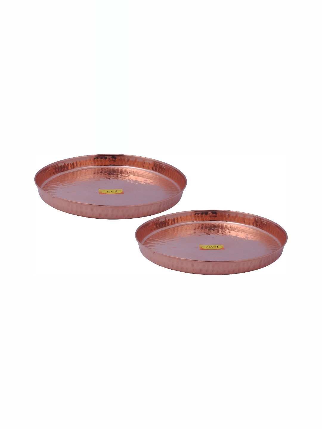 

Shivshakti Arts Gold-Toned 2 Pieces Copper Plates