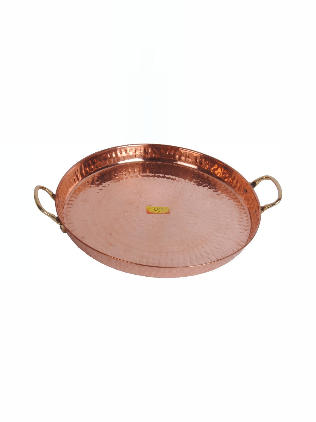 

Shivshakti Arts Brown Pure Copper Tray
