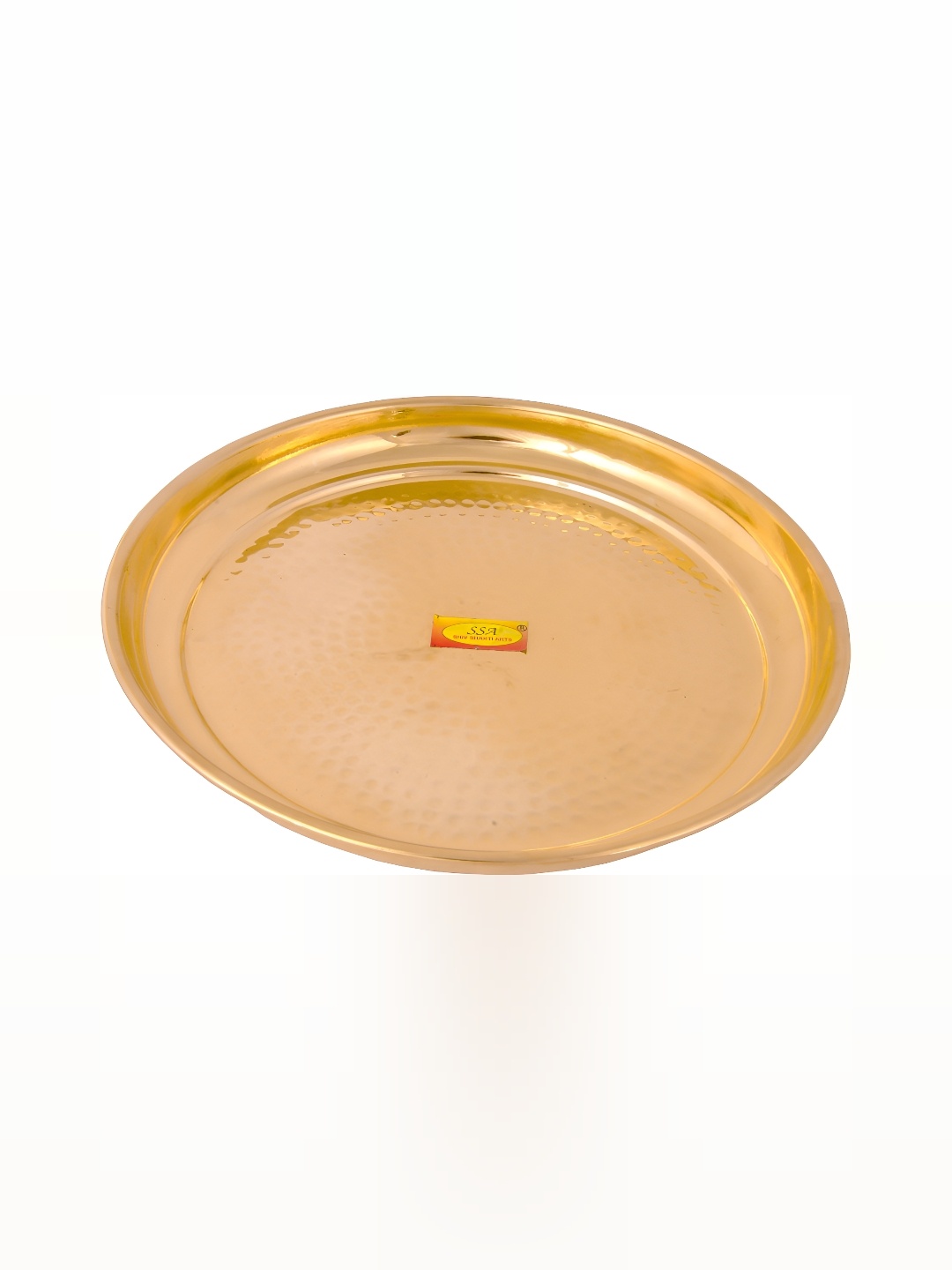

Shivshakti Arts Yellow 4 Pieces Pure Brass Plates