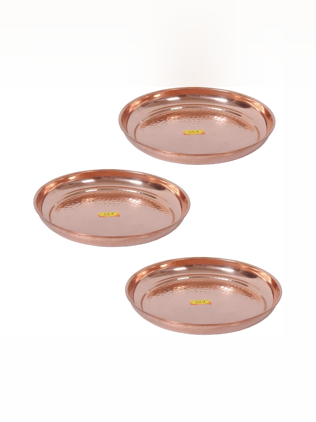 

Shivshakti Arts Gold toned 3 Pieces Copper Plates