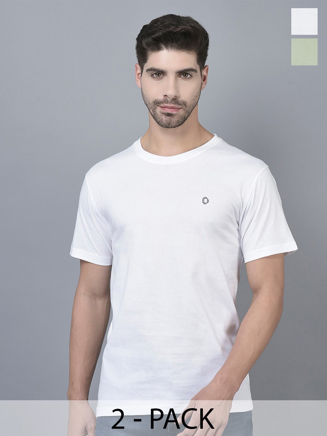 

Dollar Pack Of 2 Assorted Cotton T-shirts