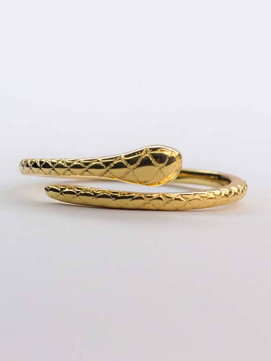 

STERLYN 925 Sterling Silver Gold Plated Finger Ring