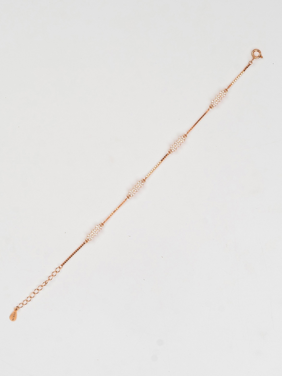 

STERLYN 925 Sterling Silver Cubic Zirconia Wraparound Bracelet