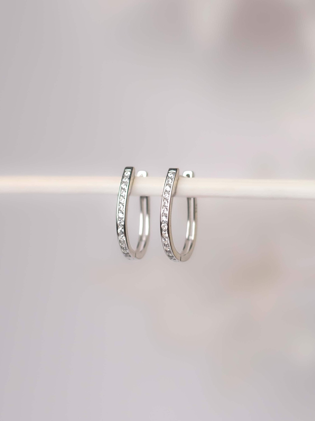 

STERLYN 925 Sterling Silver Plated Circular Hoop Earrings