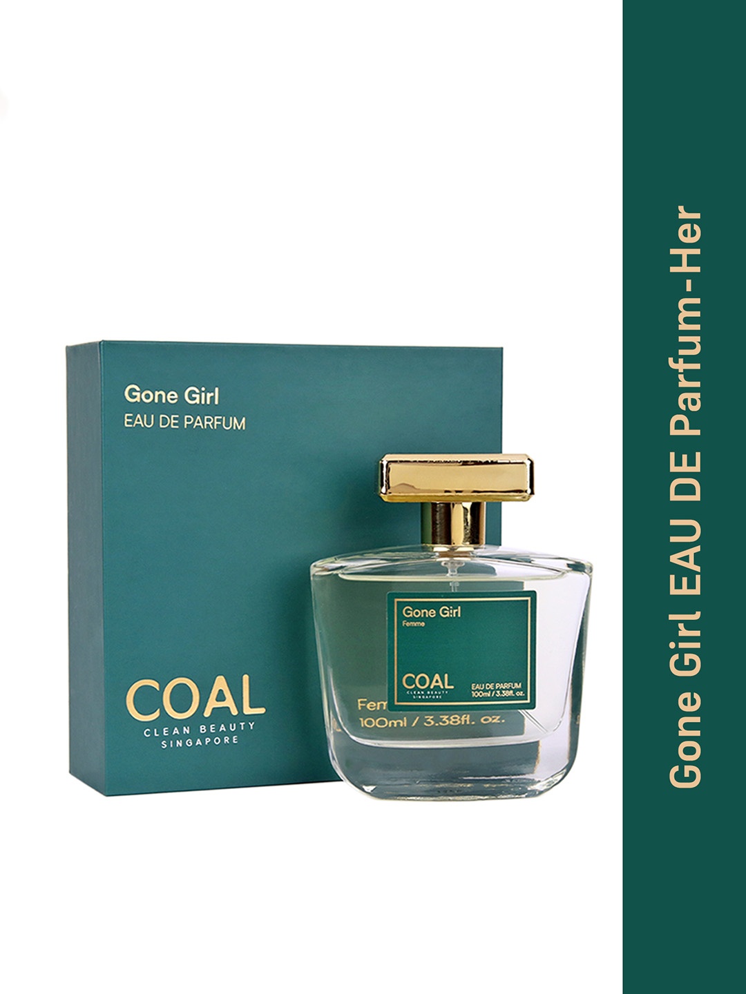 

COAL CLEAN BEAUTY Women Gone Girl Long Lasting Eau De Parfum - 100 ml, Green