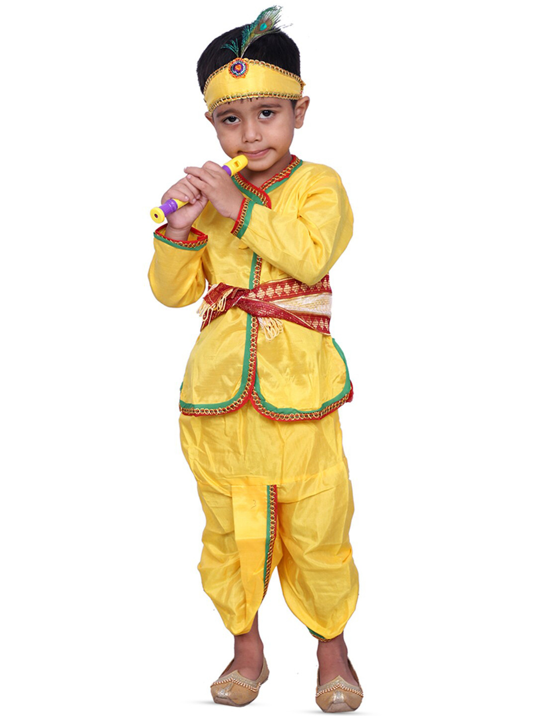 

BAESD Boys Kurta With Dhoti Pant, Yellow