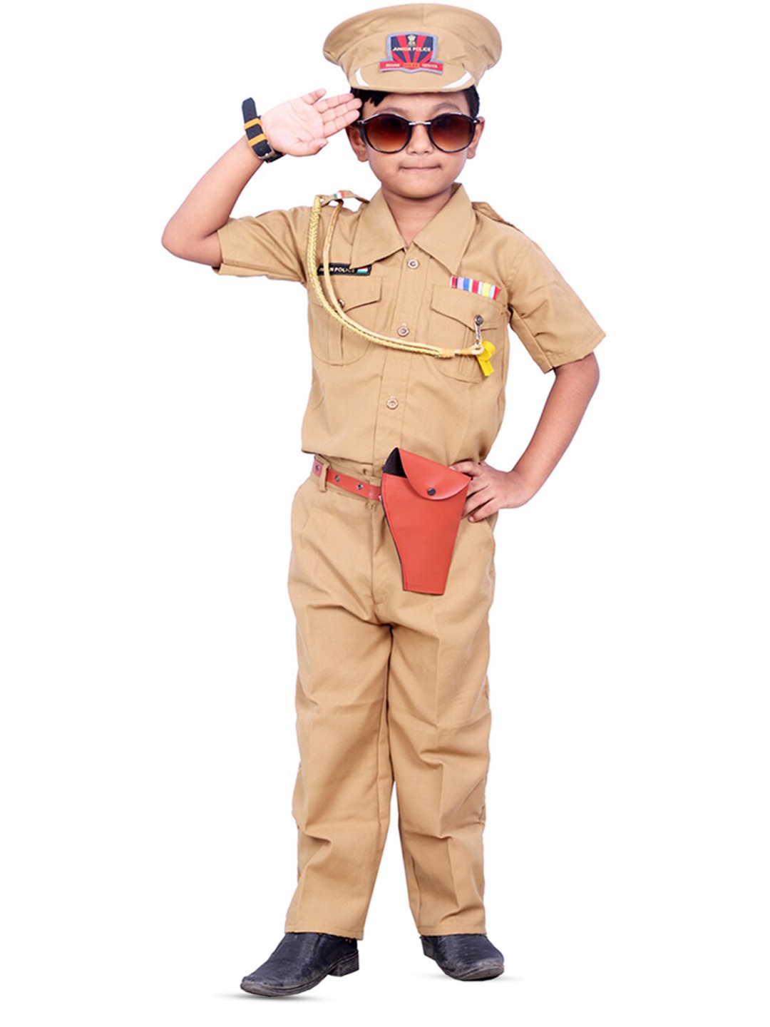 

BAESD Boys Shirt with Trousers, Beige