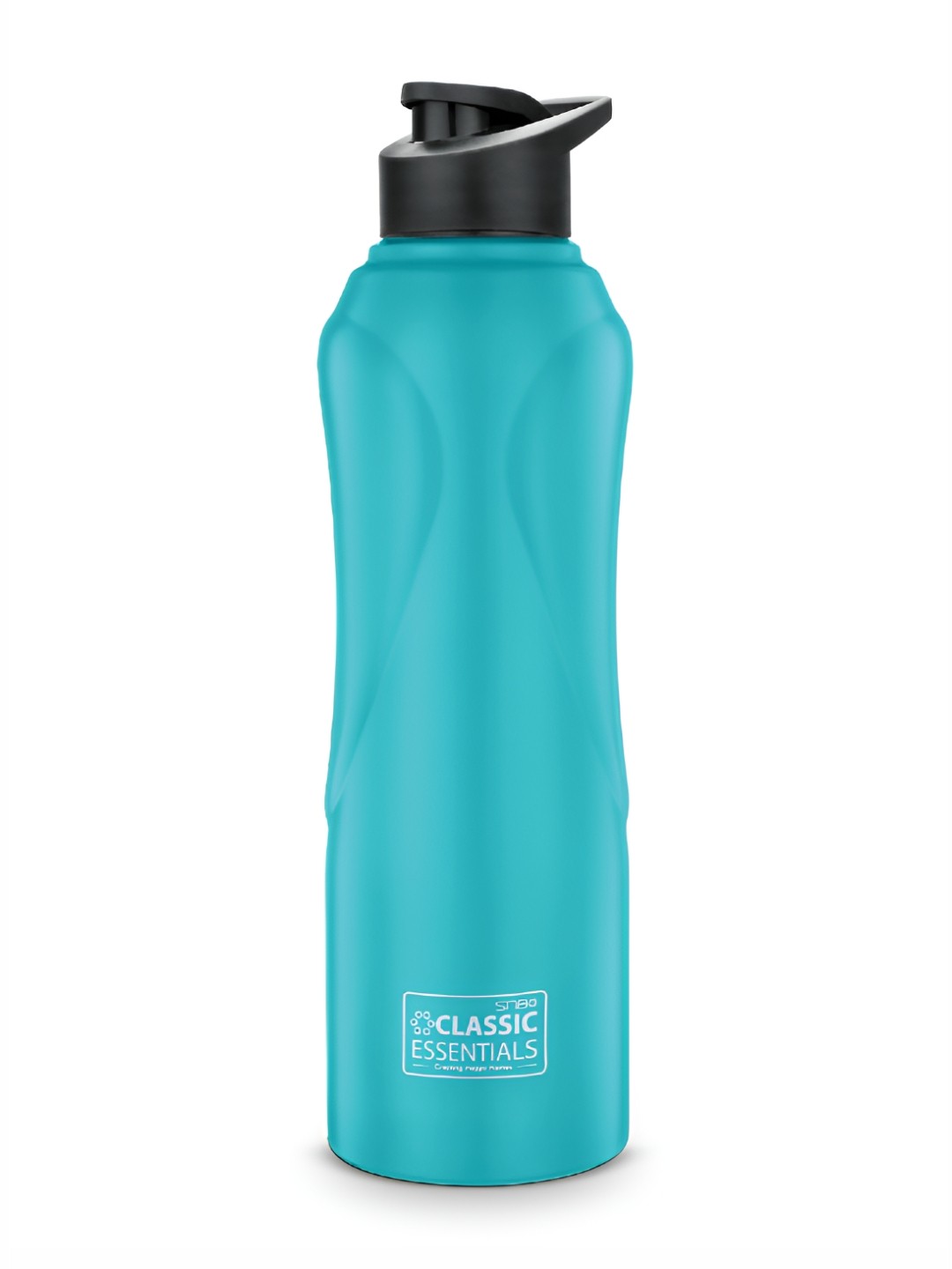 

Classic Essentials Blue & Black Single Stainless Steel Solid Water Bottle 1L