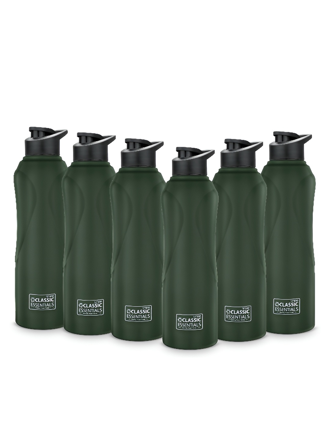 

Classic Essentials Green & Black 6 Pieces Stainless Steel Water Bottle 1L