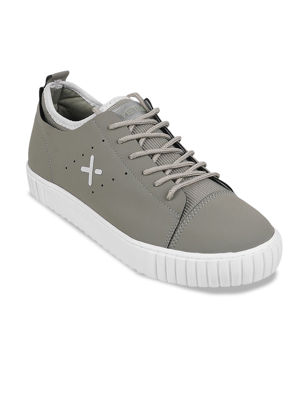 

Metro Men Round Toe Sneakers, Olive