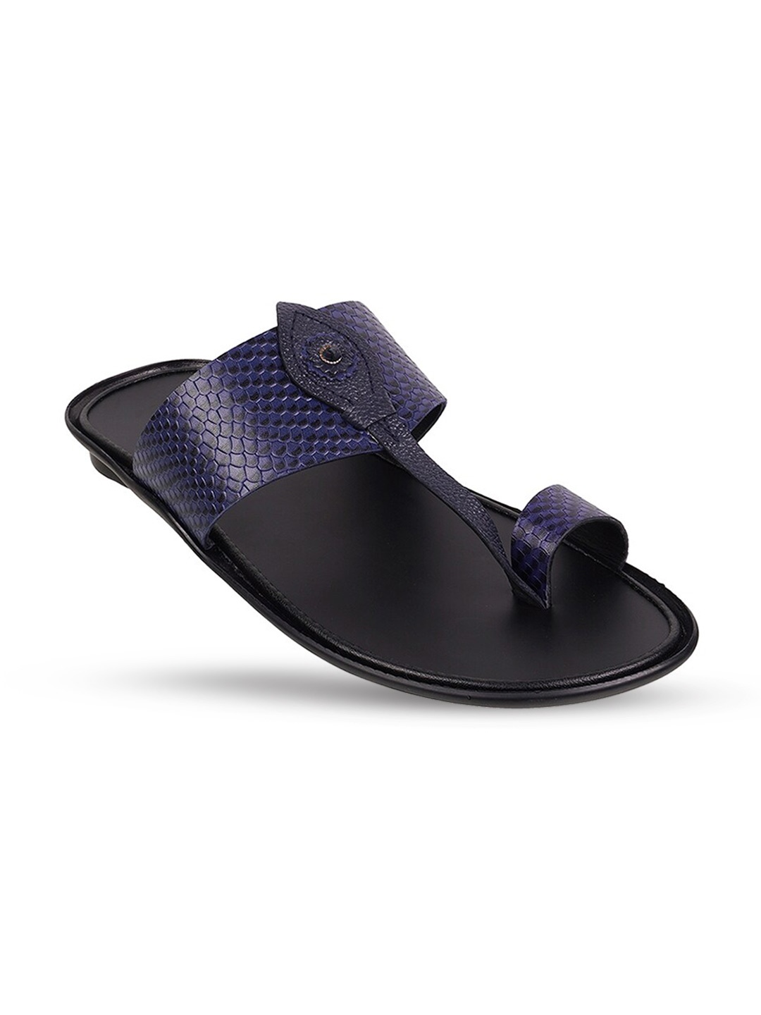 

Mochi Men Leather Comfort Sandals, Blue