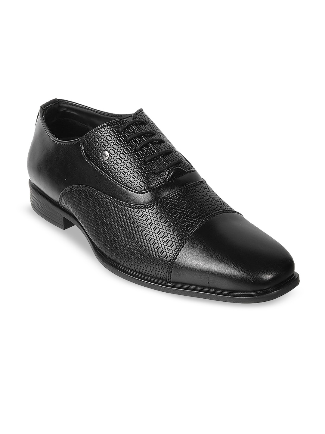 

WALKWAY by Metro Men Textured Formal Oxfords, Black