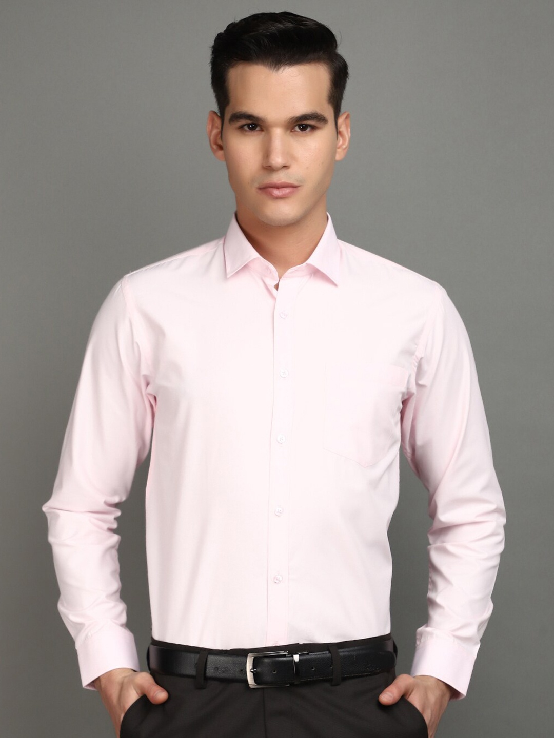 

V-Mart Spread Collar Formal Shirt, Pink