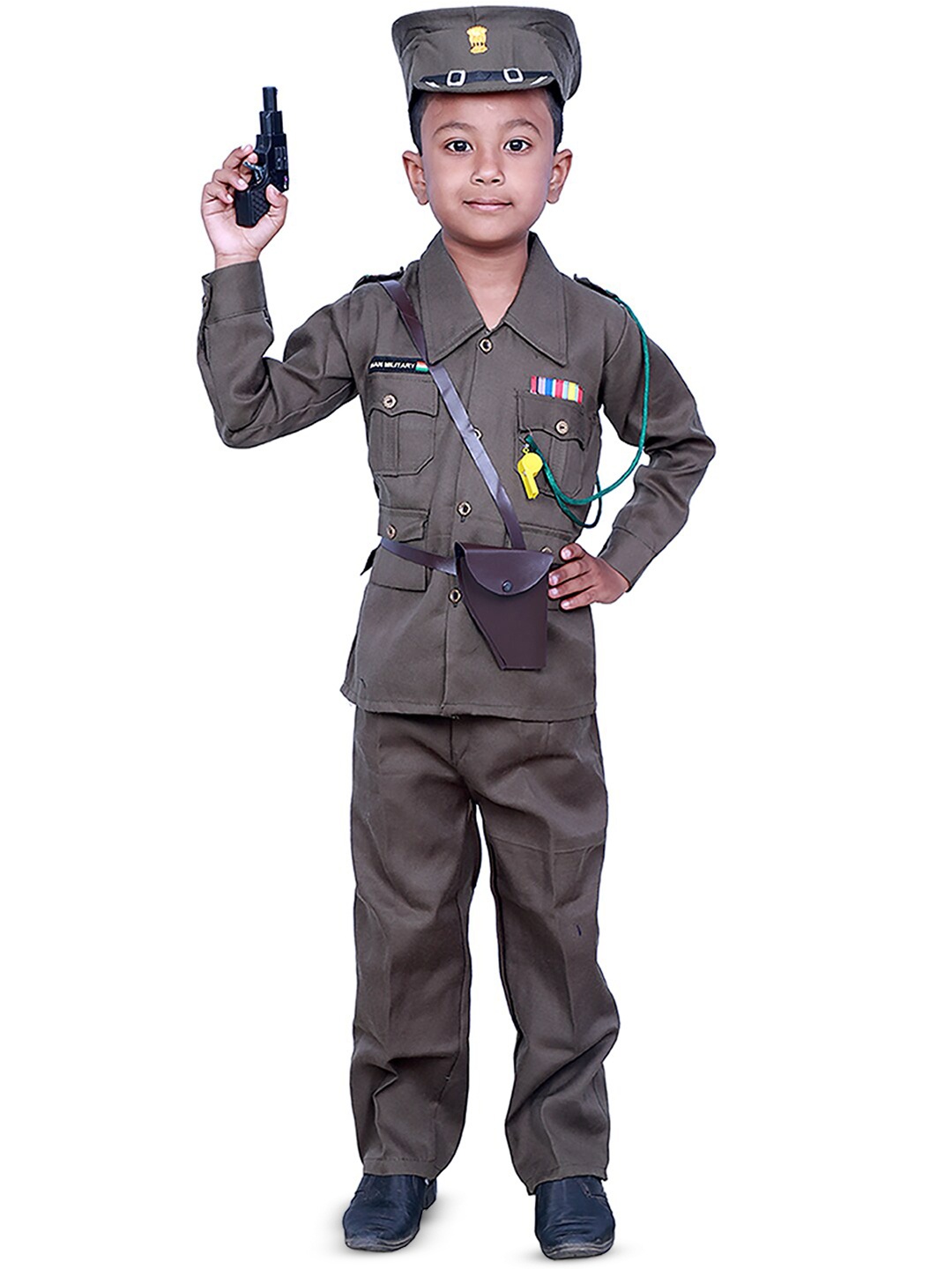 

BAESD Boys Shirt Collar Shirt with Trousers Costume Set, Green