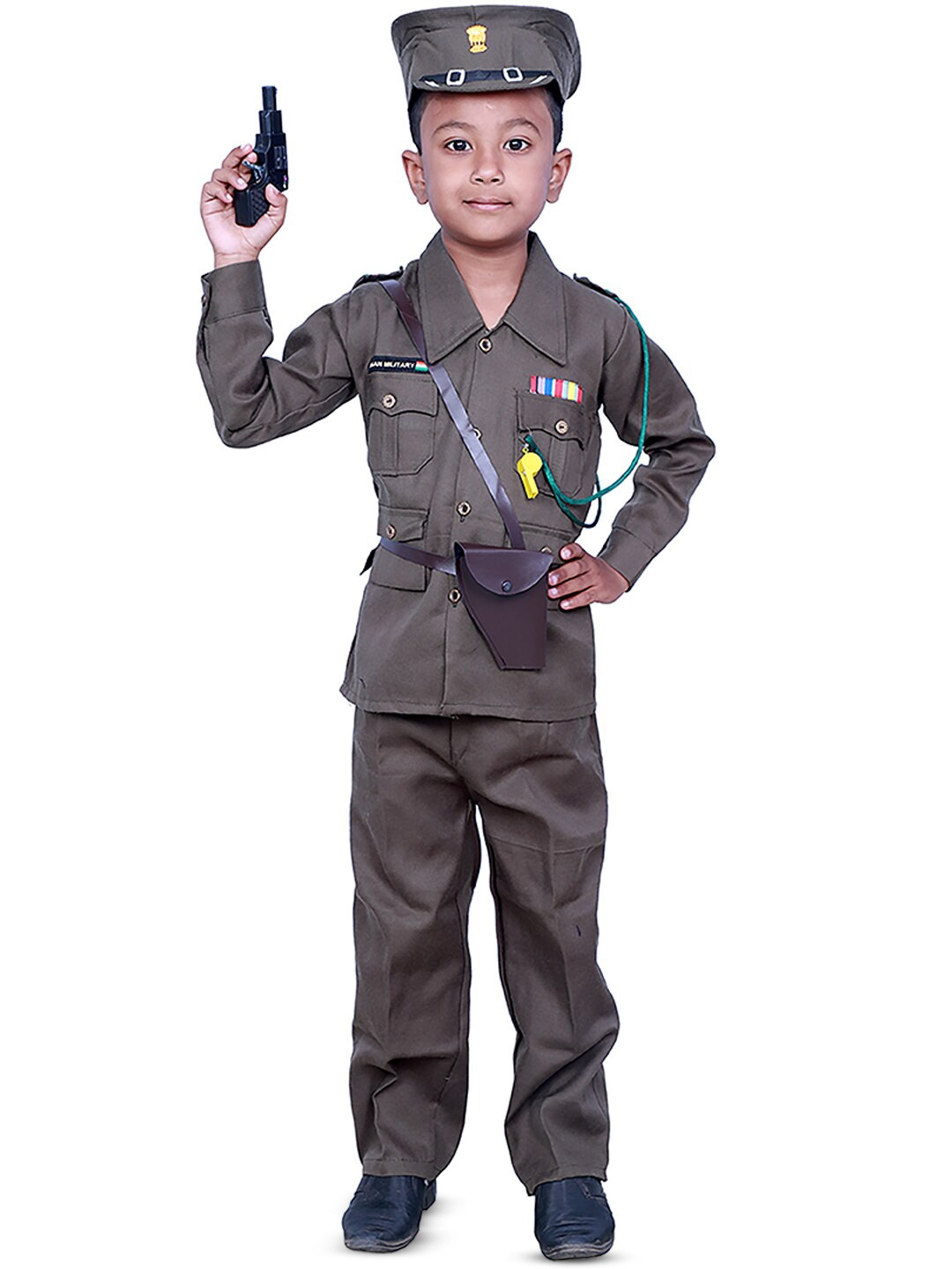 

BAESD Boys Shirt with Trousers, Green