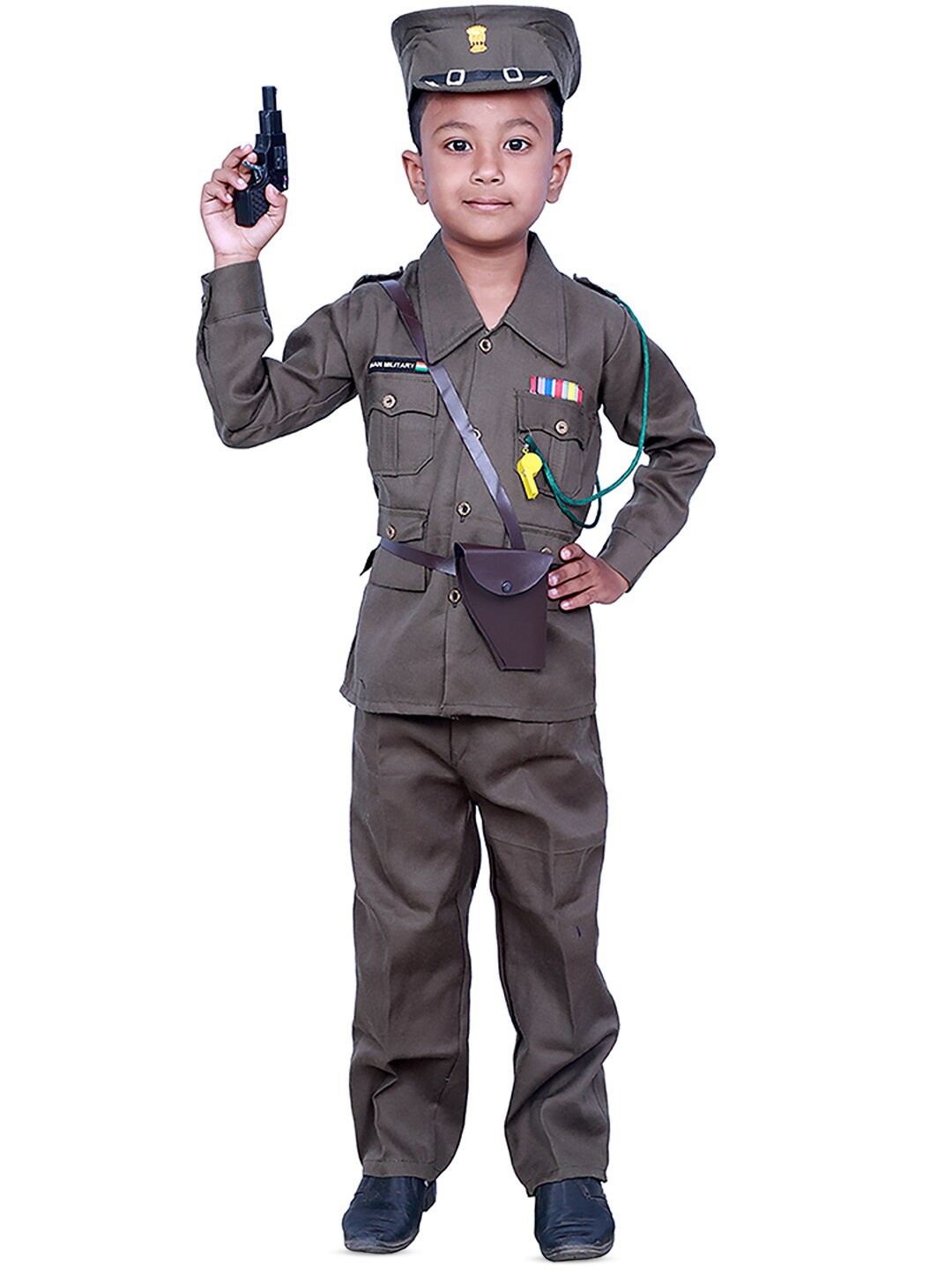 

BAESD Boys Shirt with Trousers, Green