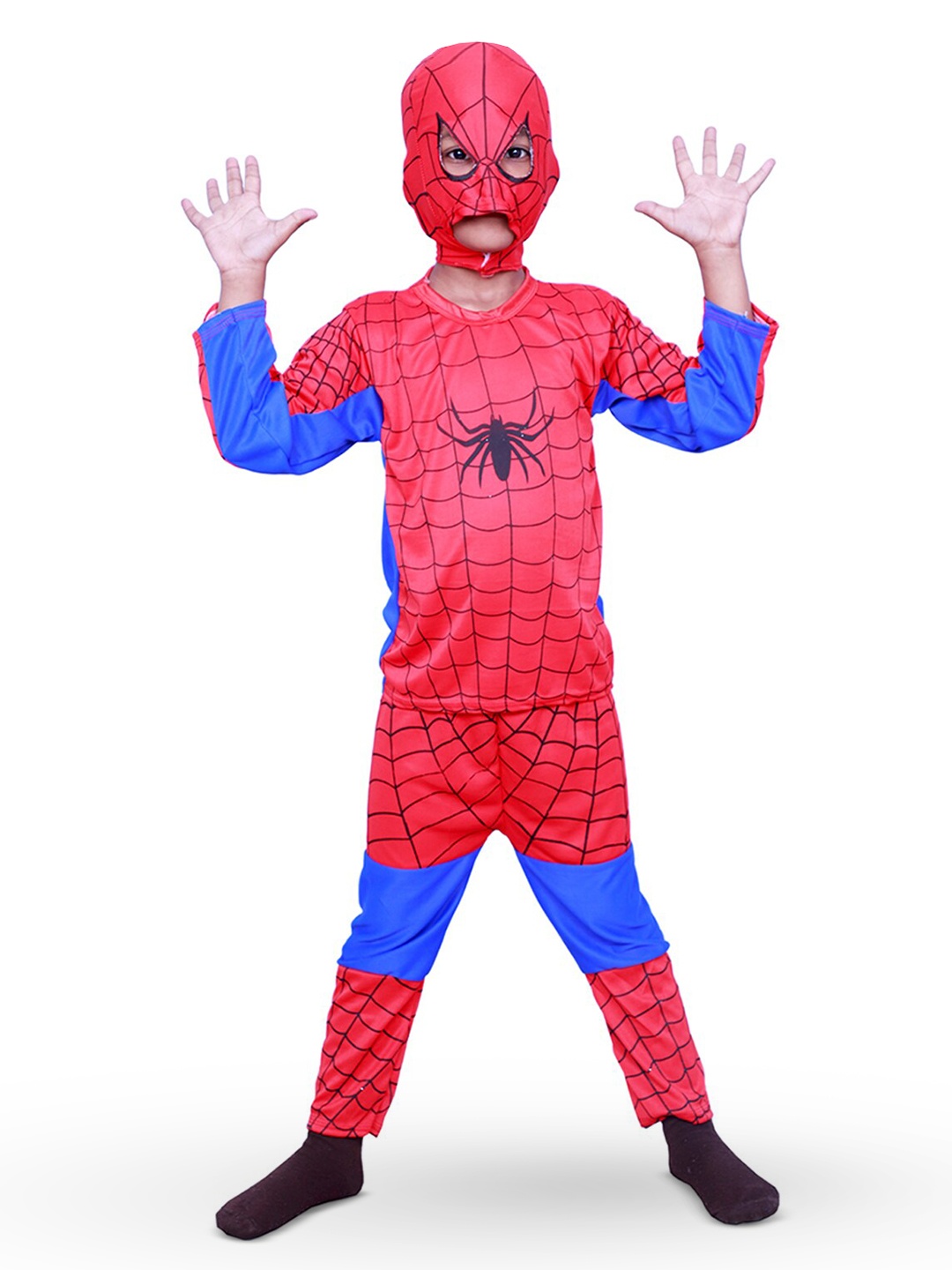 

BAESD Boys Spiderman Printed T-shirt with Trousers, Blue