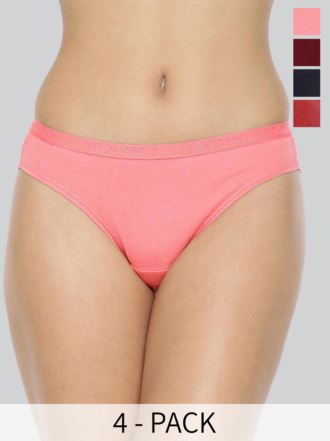 

LYRA Pack Of 4 Assorted Bikini Briefs