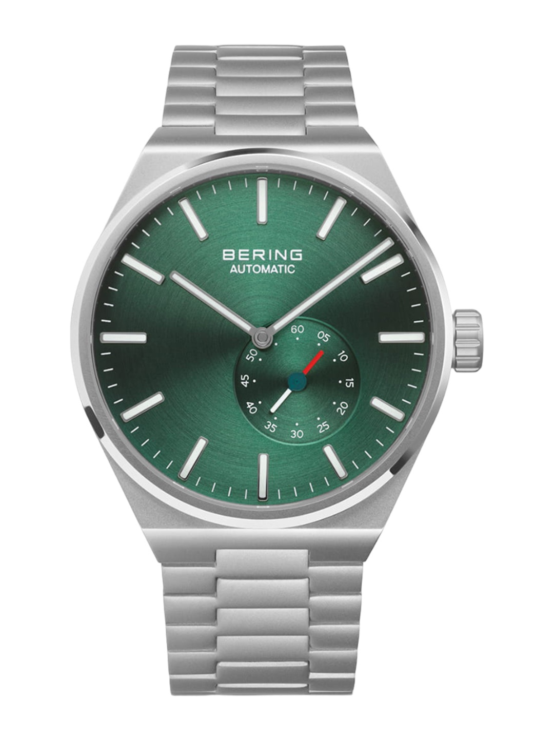 

BERING Men Stainless Steel Analogue Automatic Motion Powered Watch 19441-708, Silver