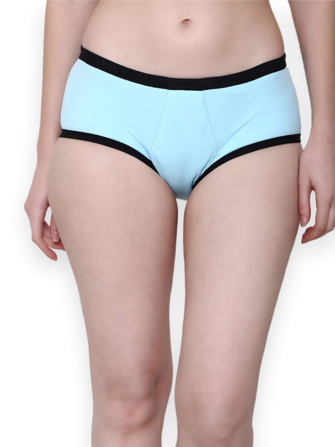 

CareDone Mid Rise Cotton Reusable Period Briefs, Blue