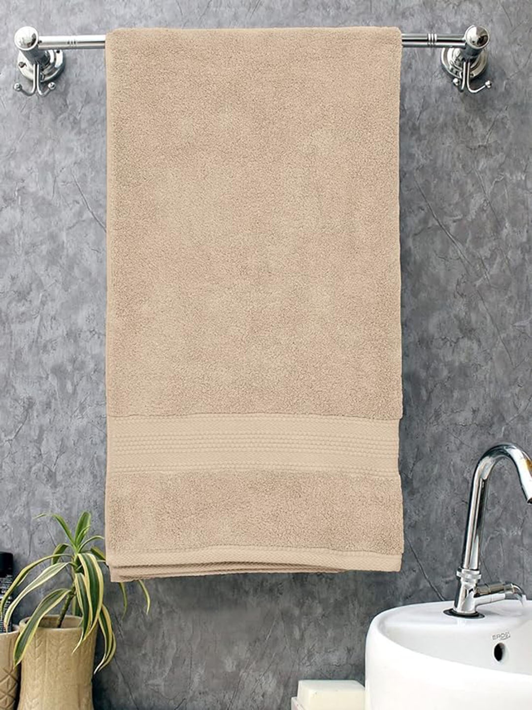 

Signature Zero Twist Beige 400 GSM Pure Cotton Bath Towels