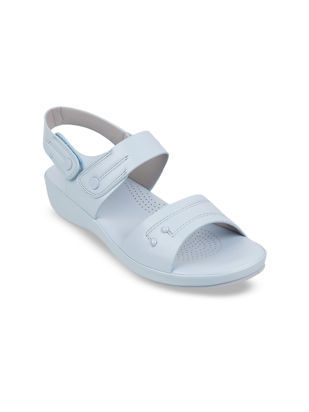

Metro Textured Open Toe Comfort Heels, Blue
