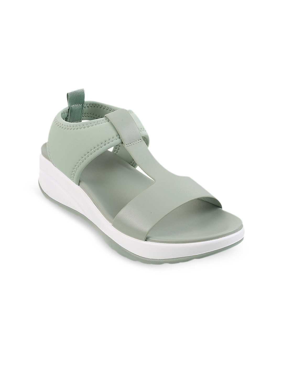 

Metro Open Toe Comfort Heels, Green