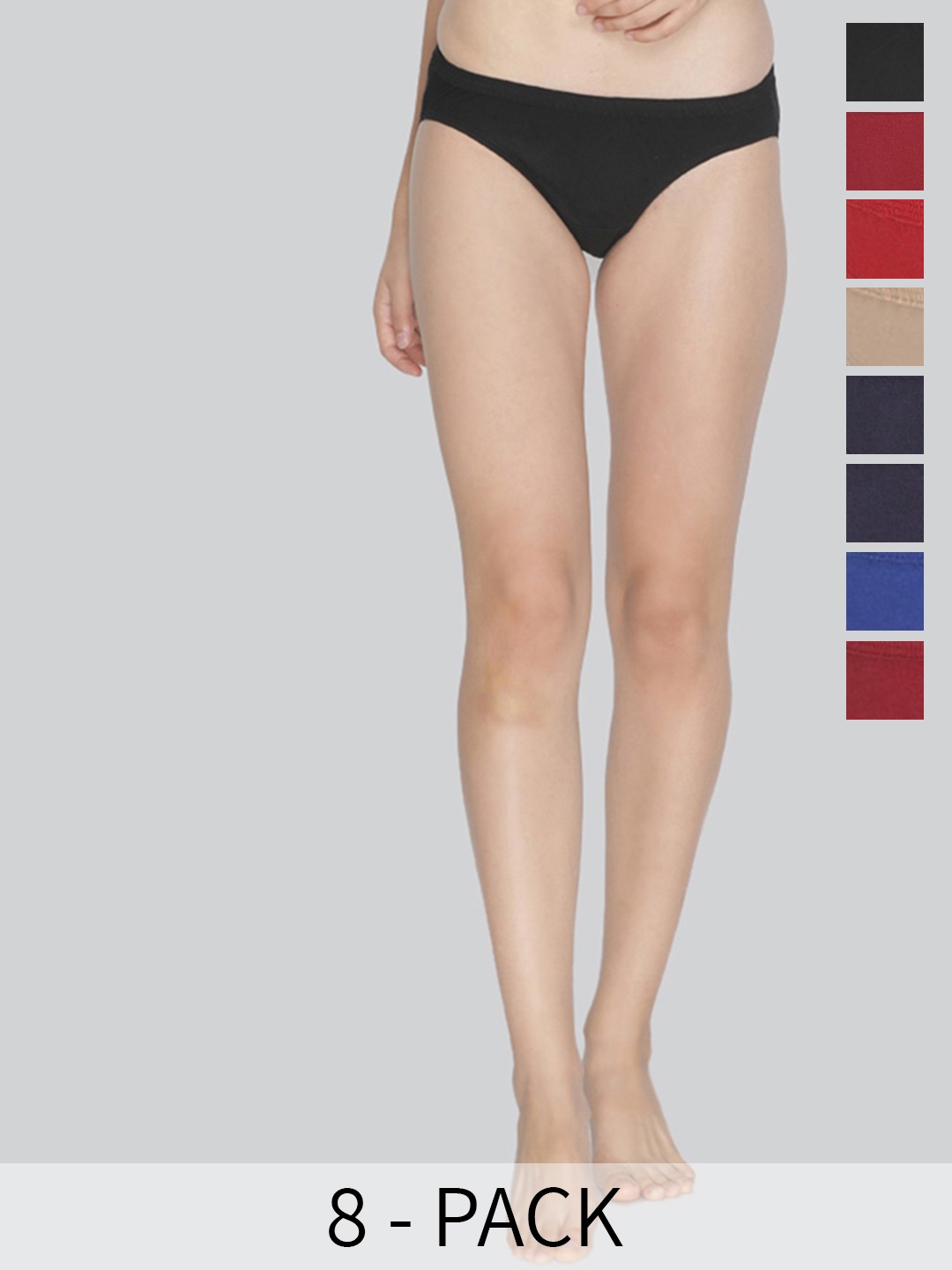 

LYRA Pack Of 3 Anti-Odour Assorted Mid-Rise Anti-Odour Bikini Briefs