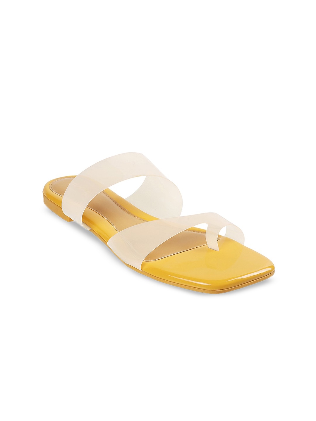 

Mochi One Toe Flats, Yellow