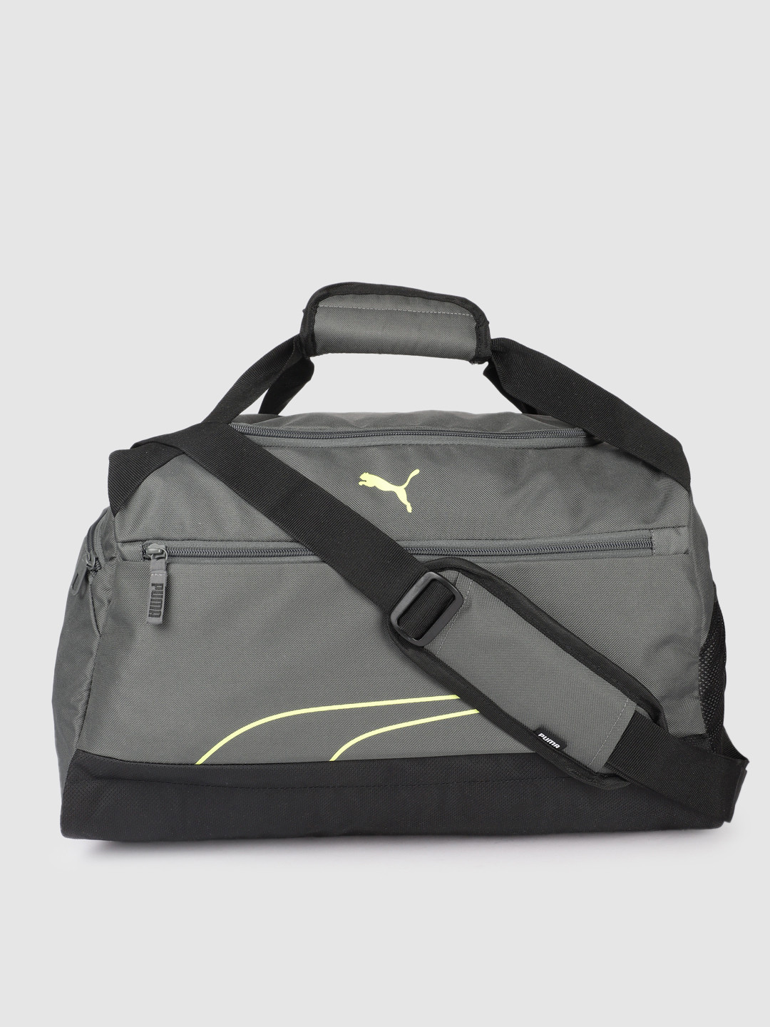 

Puma Unisex Fundamentals Gym Duffel Bag, Grey