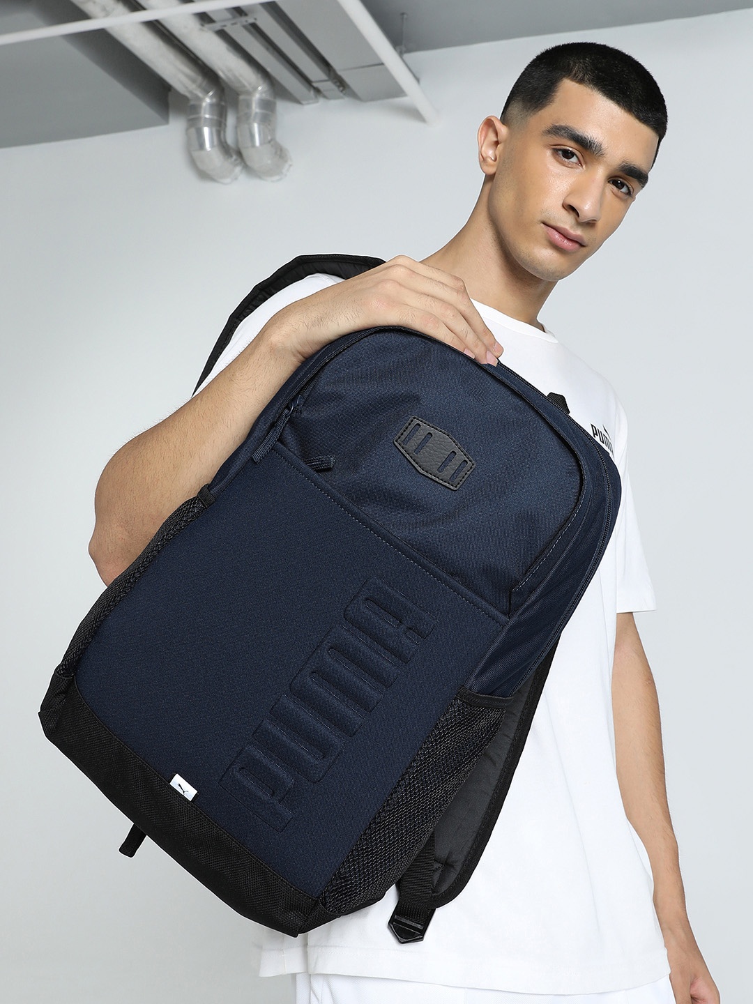 

Puma Unisex S Backpack, Navy blue