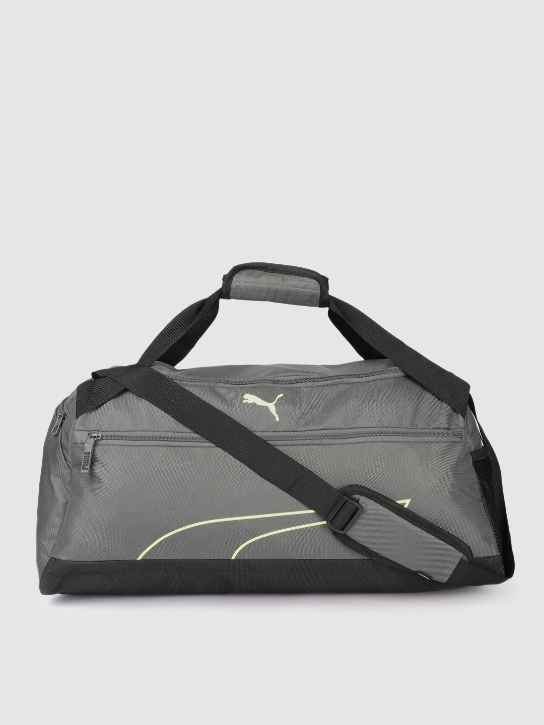 

Puma Unisex Fundamentals Duffel Bag, Grey