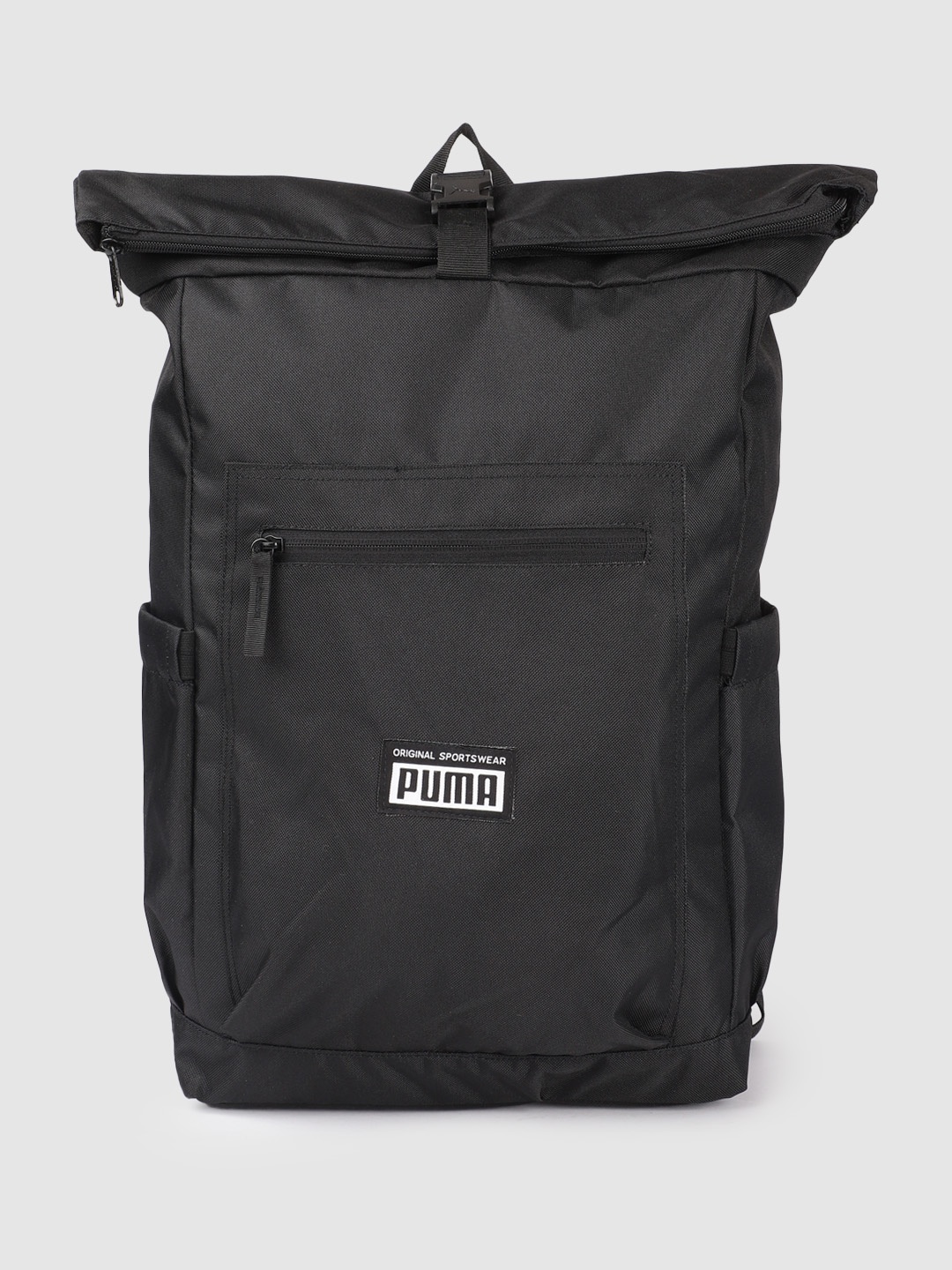 

Puma Unisex Rolltop Solid Backpack, Black