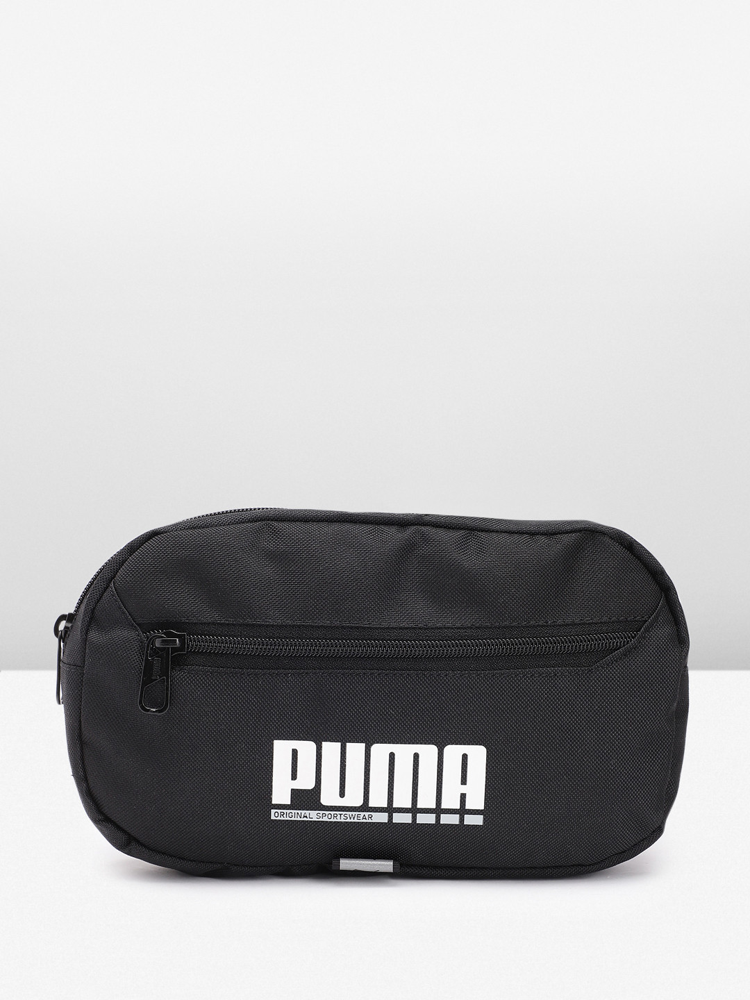 

Puma Unisex Plus Brand Logo Printed Waist Pouch, Black
